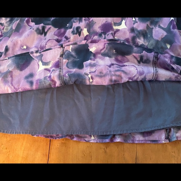Loft Size 8 lined print skirt - Picture 2 of 9